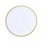 6 pcs 13" Round Charger Plates Starburst Trim Wedding Party Table Decorations